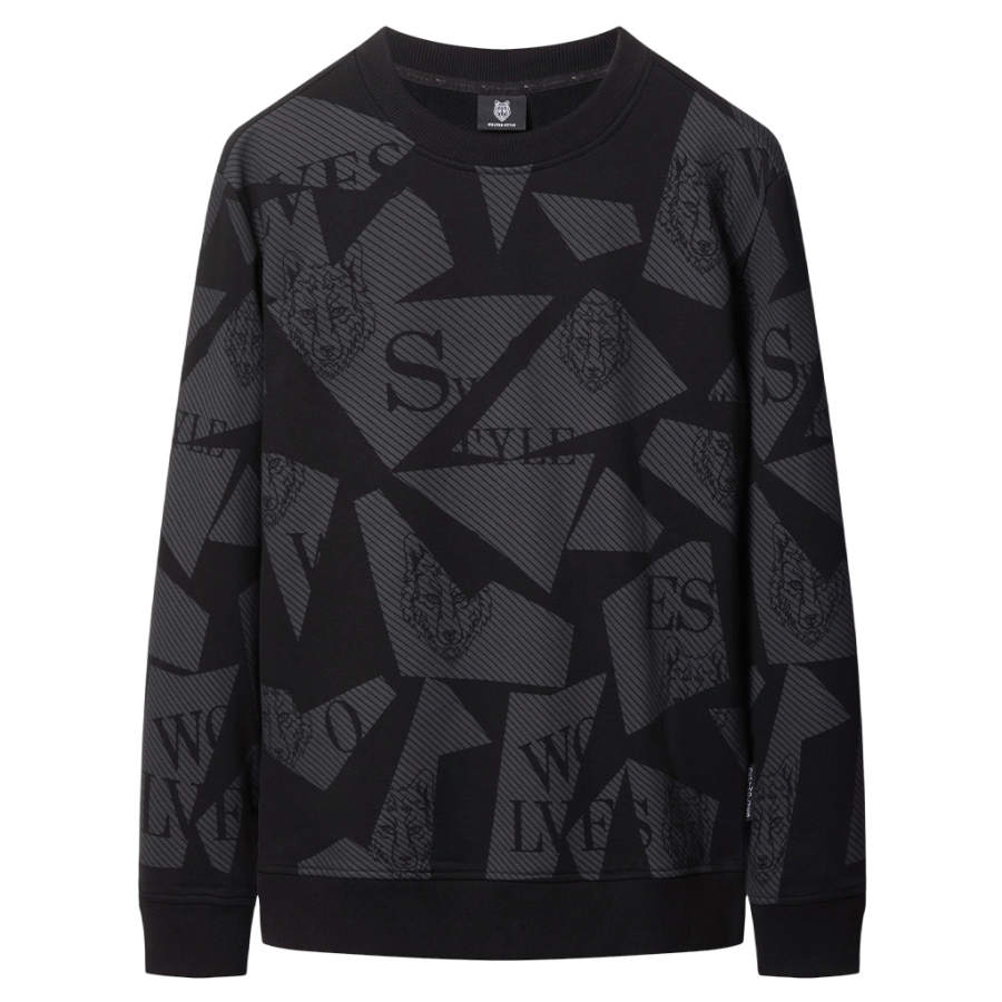 SEPTWOLVES SEPTWOLVES Sweatshirts Men's Crew Neck Moderate Regular