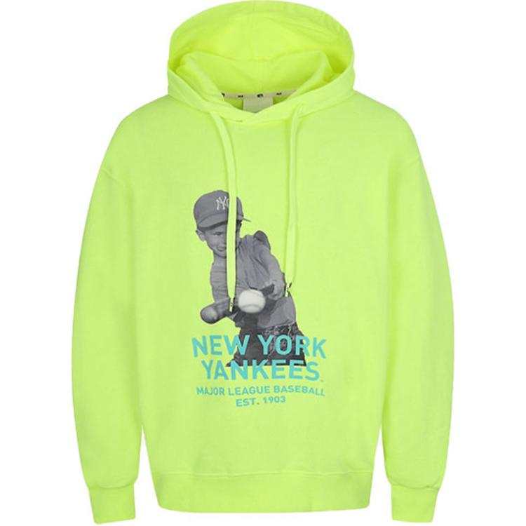 MLB MLB Sweatshirts Men's Green Hooded Moderate Regular