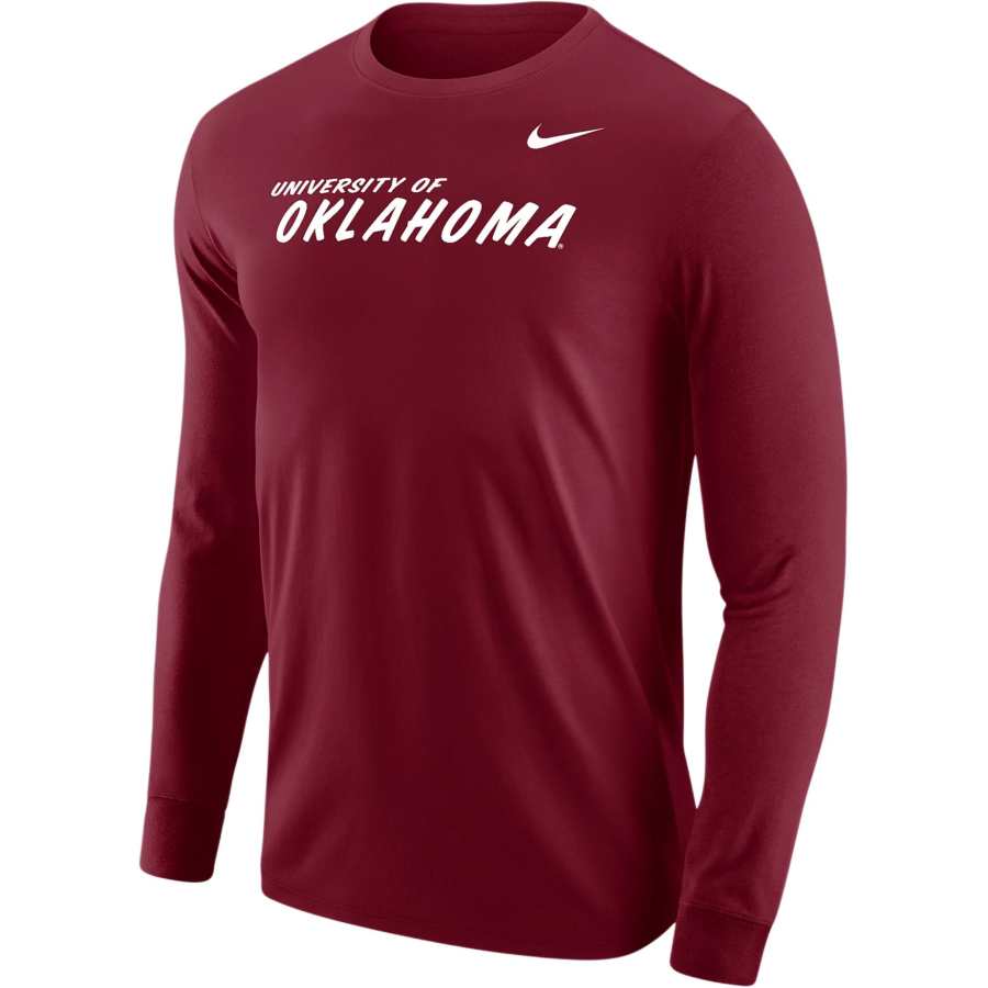 Nike Jordan Oklahoma Men's Nike College Long Sleeve T Shirt