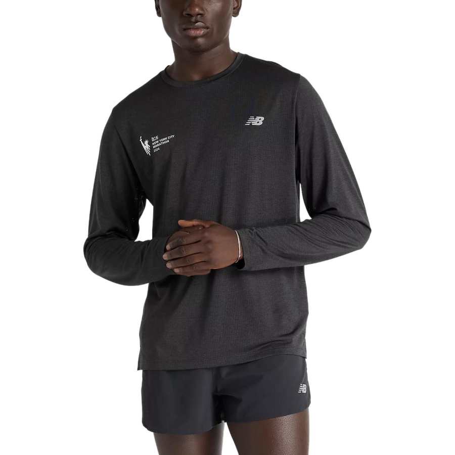 New Balance New Balance NYC Marathon AthleticsTCS T Shirt Men's Black