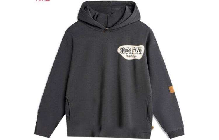 Li-Ning Li Ning BADFIVE Sweatshirt Men's Obsidian Gray