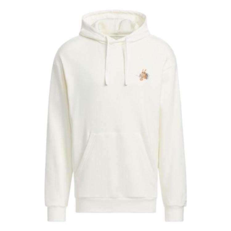 Adidas Adidas T Shirts Unisex Ecru Hooded Moderate Straight Fit