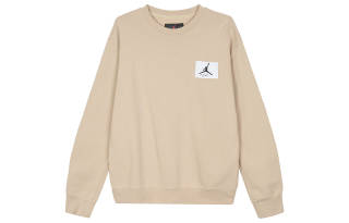 Jordan Sweatshirts Men's Desert Yellow Crew Neck Moderate Regular