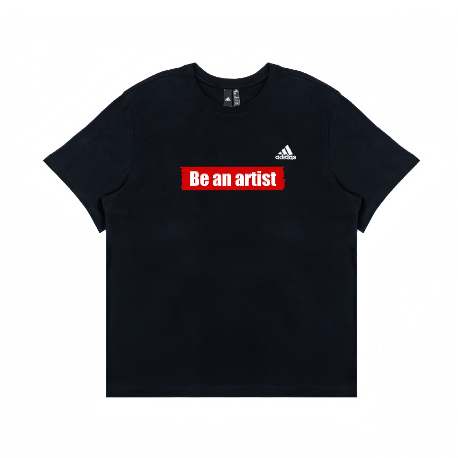 Adidas Adidas T Shirts Unisex Black Crew Neck Moderate Straight Fit