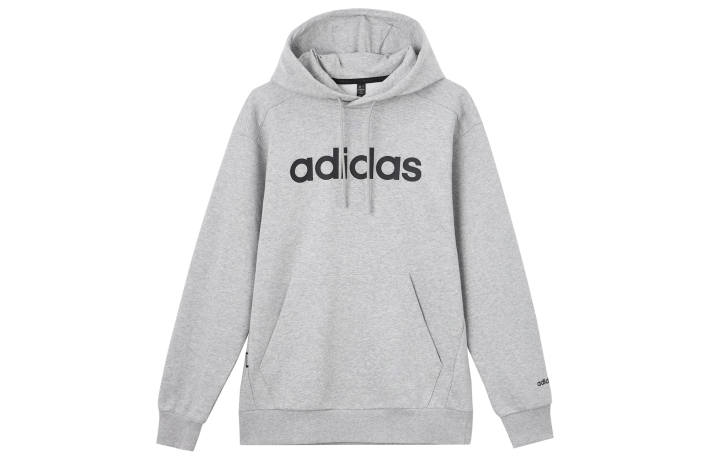 Adidas Adidas Essentials logo-print full-zip hoodie