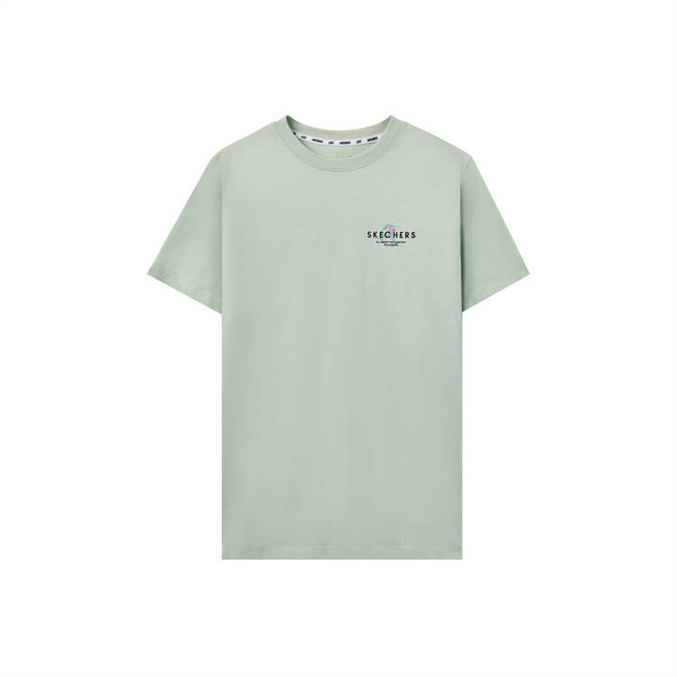 Skechers Sports League Collection T Shirt Unisex Lily Green 0215