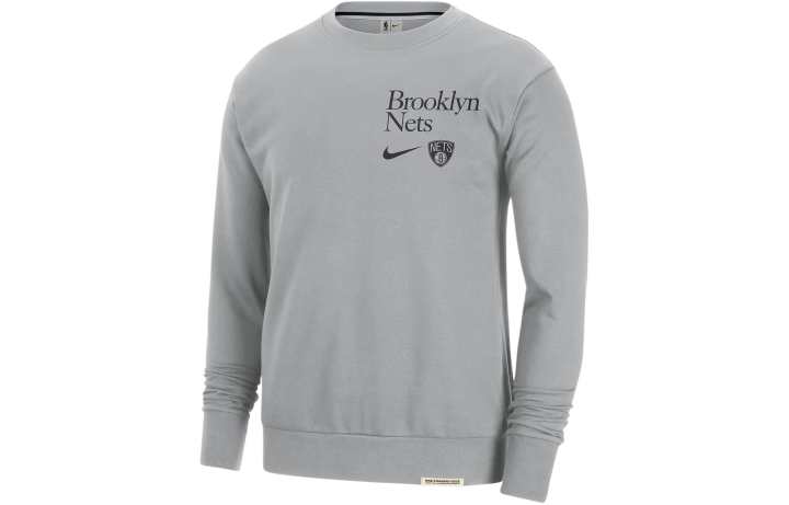Nike Nike Brooklyn Nets Standard Issue Men's Nike Dri FIT Nba Crew Neck Sweatshirt