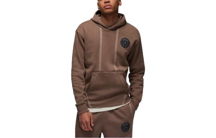 Jordan Jordan Sweatshirts Men's Brown Hooded Moderate Regular