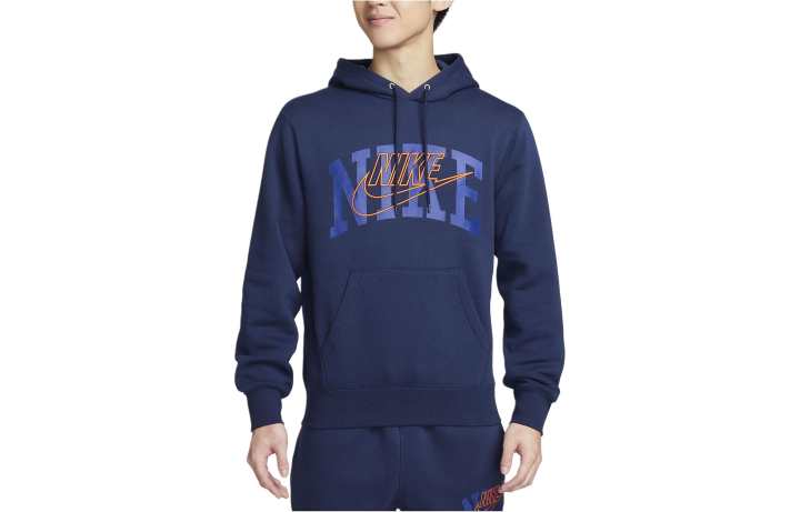 Nike Nike Sweatshirts Men's Blue Hooded Moderate Regular