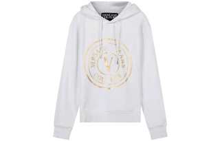 VERSACE JEANS COUTURE 【Previous Season】round logo cotton hoodie