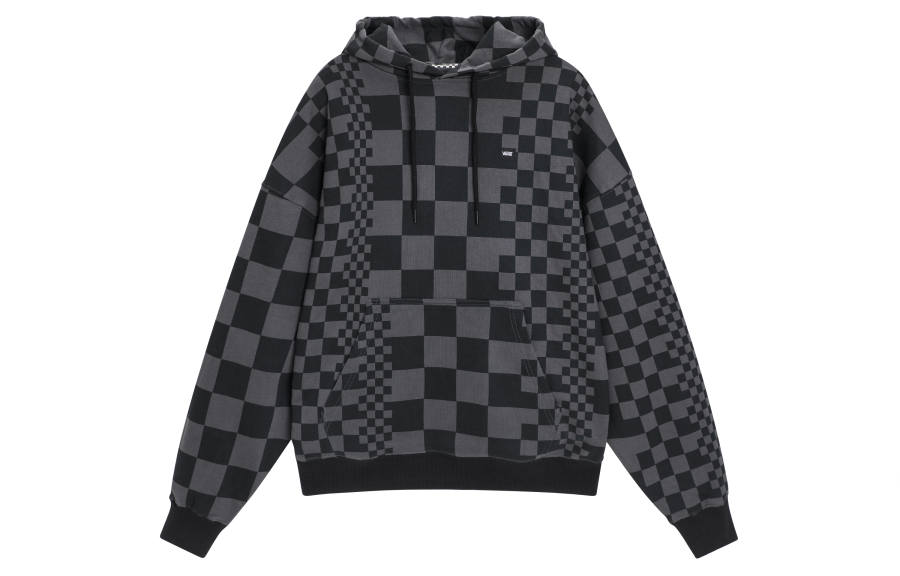 Vans Sweatshirts Unisex Haze Gray Hooded Moderate Regular