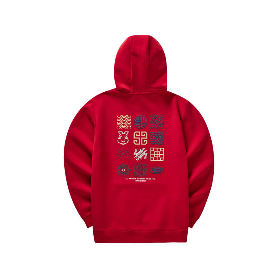 Skechers Year Of The Rabbit New Year Collection Sweatshirt Men's Red