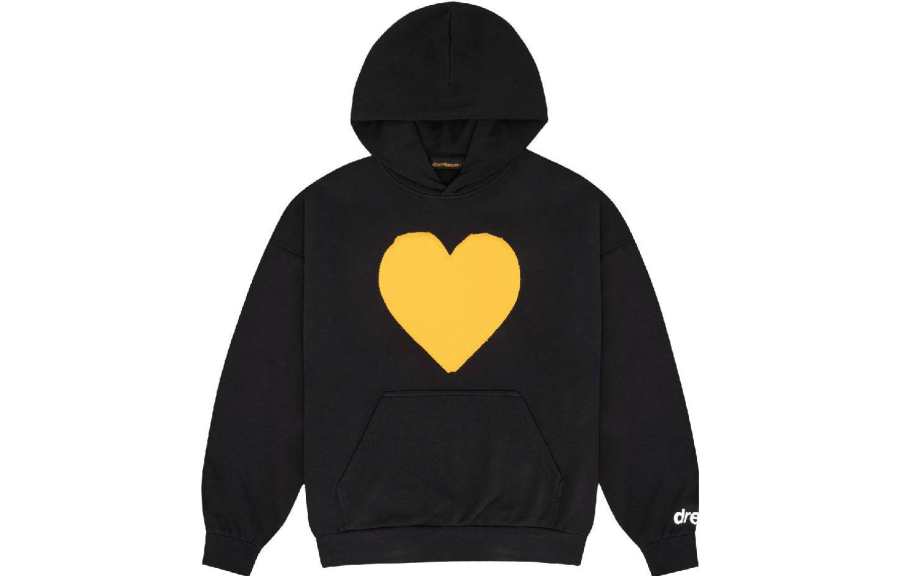 Drew house Sweatshirts Unisex Black Hooded Moderate Regular