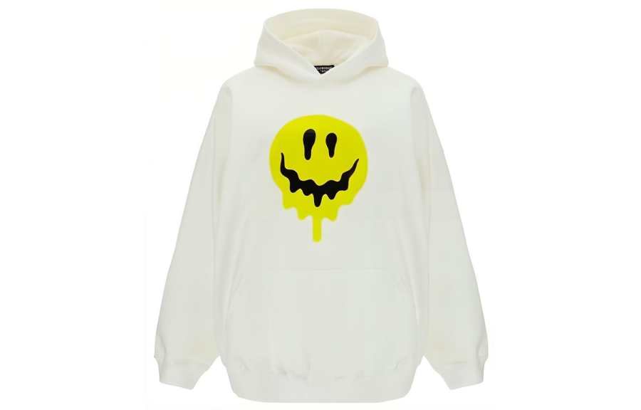 Balenciaga SS22 Sweatshirt Loose Fit Men's White