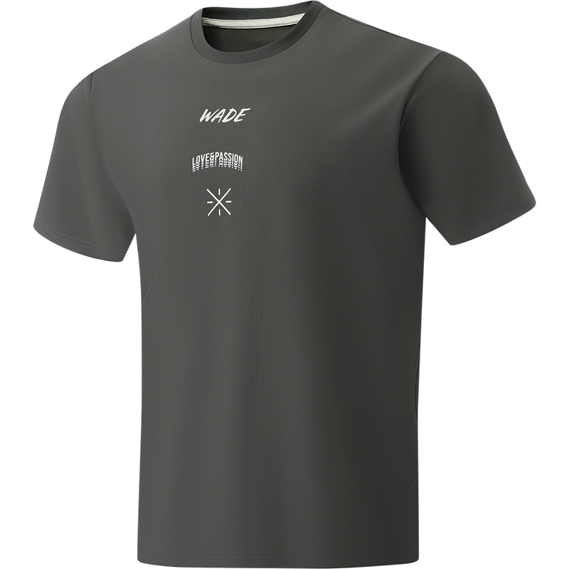 Li-Ning Li Ning T Shirt Men's Obsidian Gray