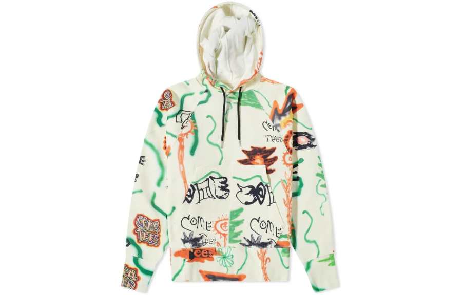 Converse Converse Sweatshirts Men's White Hooded Moderate Regular