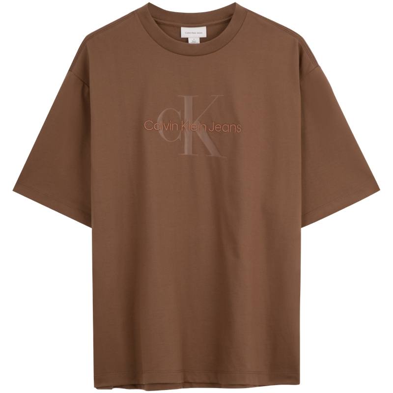 Calvin Klein T Shirts Men's Crew Neck Moderate Straight Fit