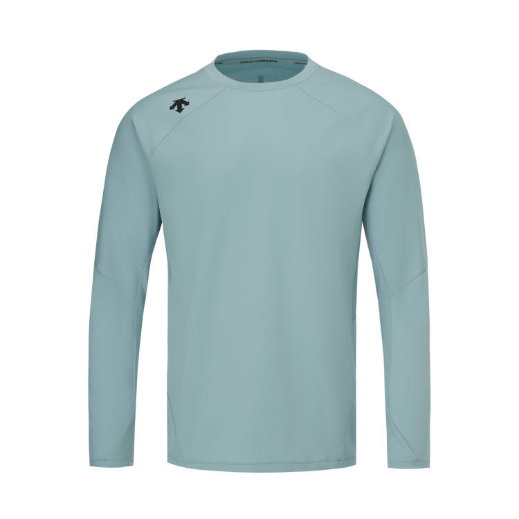 DESCENTE TRAINING Breathable Long Sleeved T Shirt Knitwear Men's