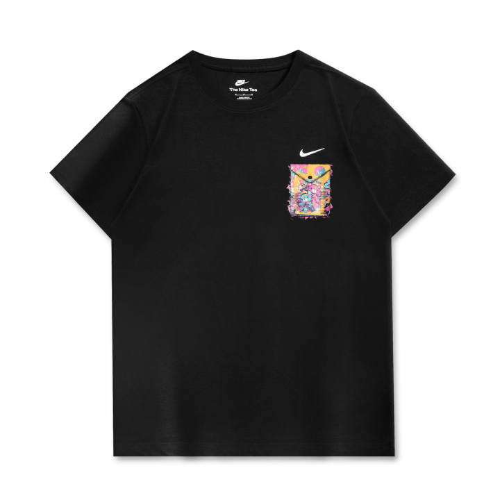 Nike Nike T Shirts Unisex Black Crew Neck Moderate Straight Fit