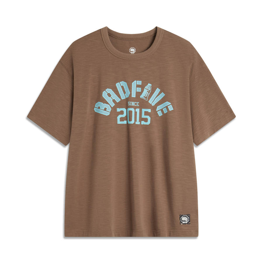 Li-Ning Li Ning BADFIVE T Shirt Men's Brown