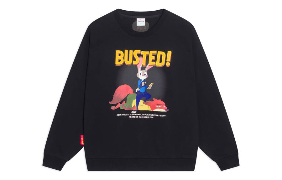 Li-Ning Li Ning Disney Sweatshirt Unisex Black