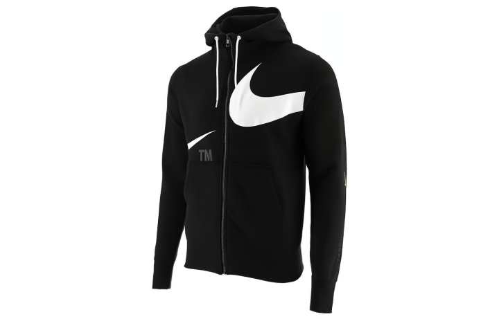 Nike Nike Sweatshirts Men's Black Hooded Moderate Regular