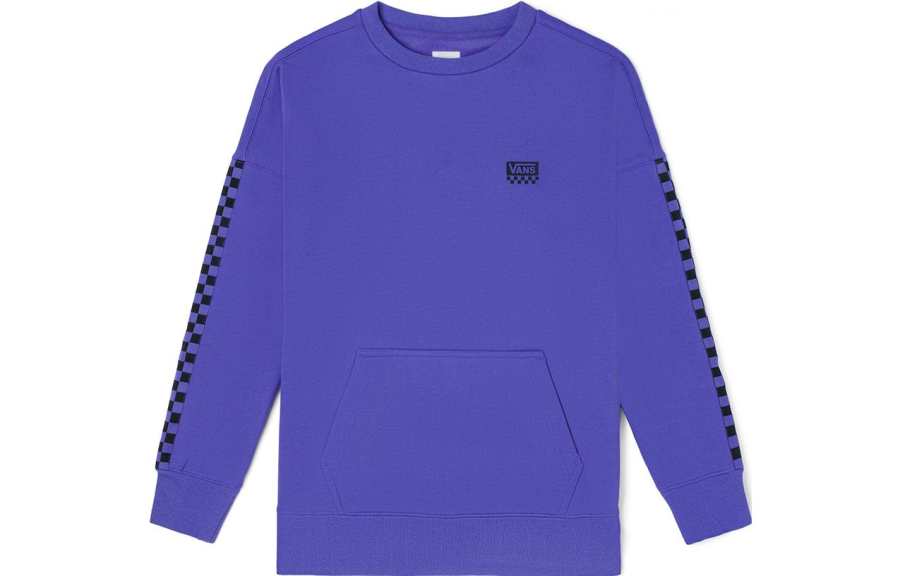 Vans Vans Sweatshirts Unisex Purple Crew Neck Moderate Regular