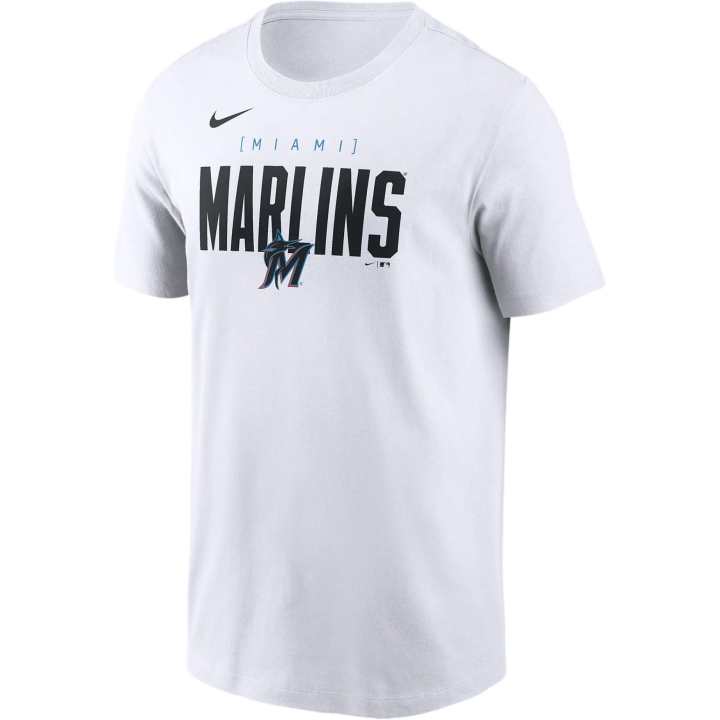 Nike Nike T Shirt Miami Marlins Men's White