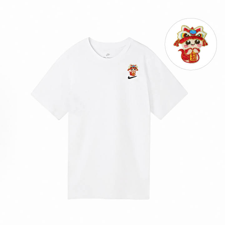 Nike Nike T Shirts Unisex White Crew Neck Moderate Straight Fit