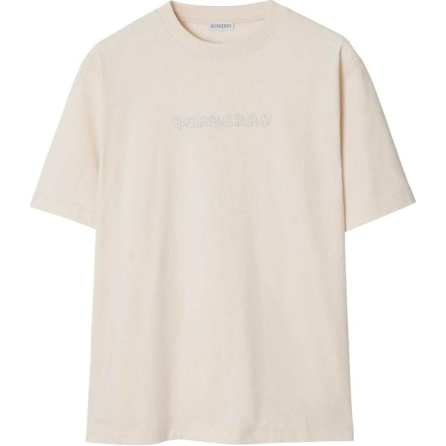 Burberry Logo Embroidered Crewneck T-Shirt