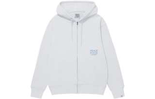 Fragment Design Peace Piece Sweatshirts Men's White Hooded Moderate Regular