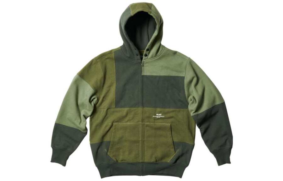 PALACE PALACE X Engineered Garments Heavy Patchwork Zip Hood