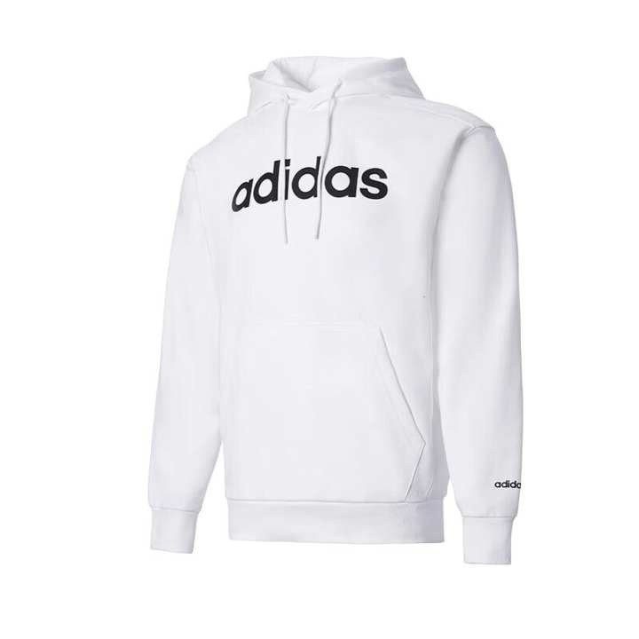 Adidas Adidas Sweatshirts Men's White Hooded Moderate Regular
