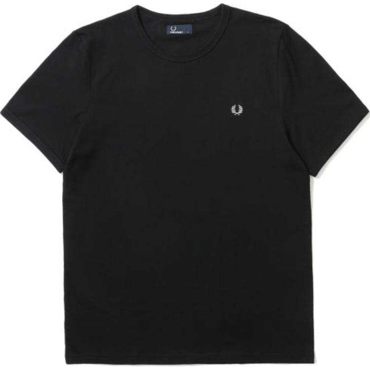 FRED PERRY Fred Perry logo-embroidered cotton T-shirt