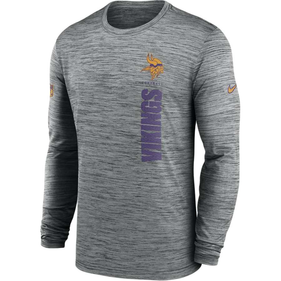 Nike Nike Minnesota Vikings Sideline Velocity Men's Nike Dri-FIT Nfl Long-Sleeve T-Shirt