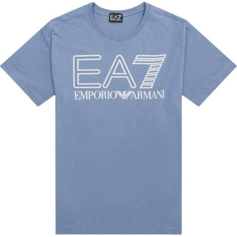 EMPORIO ARMANI T Shirt Men's Gray Blue