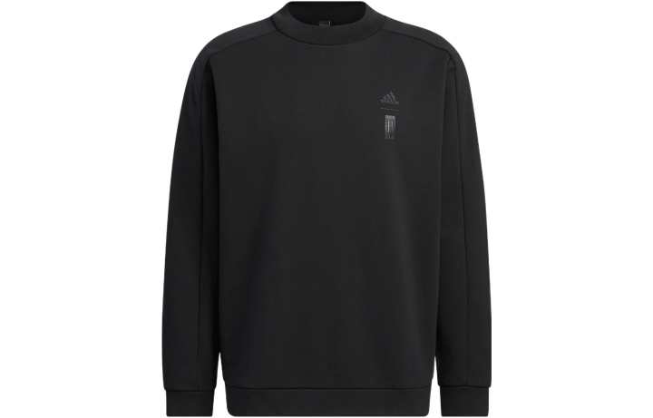 Adidas Adidas Sweatshirts Men's Black Crew Neck Moderate Regular
