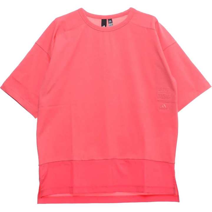 Adidas Adidas T Shirts Men's Pink Crew Neck Moderate