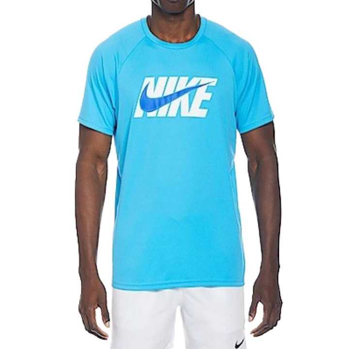 Nike Nike T Shirts Men's Blue Crew Neck Moderate