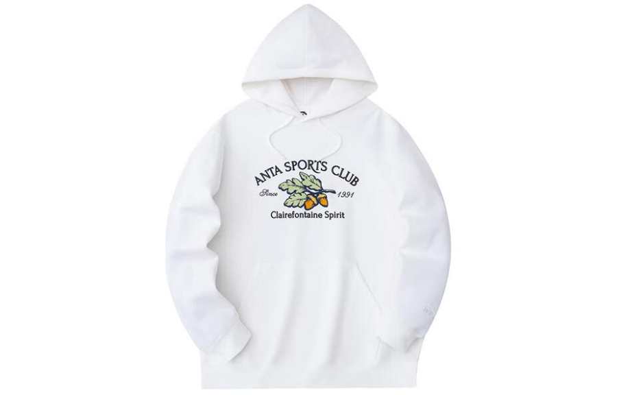 Anta Life Collection Sweatshirt Men's Papyrus White