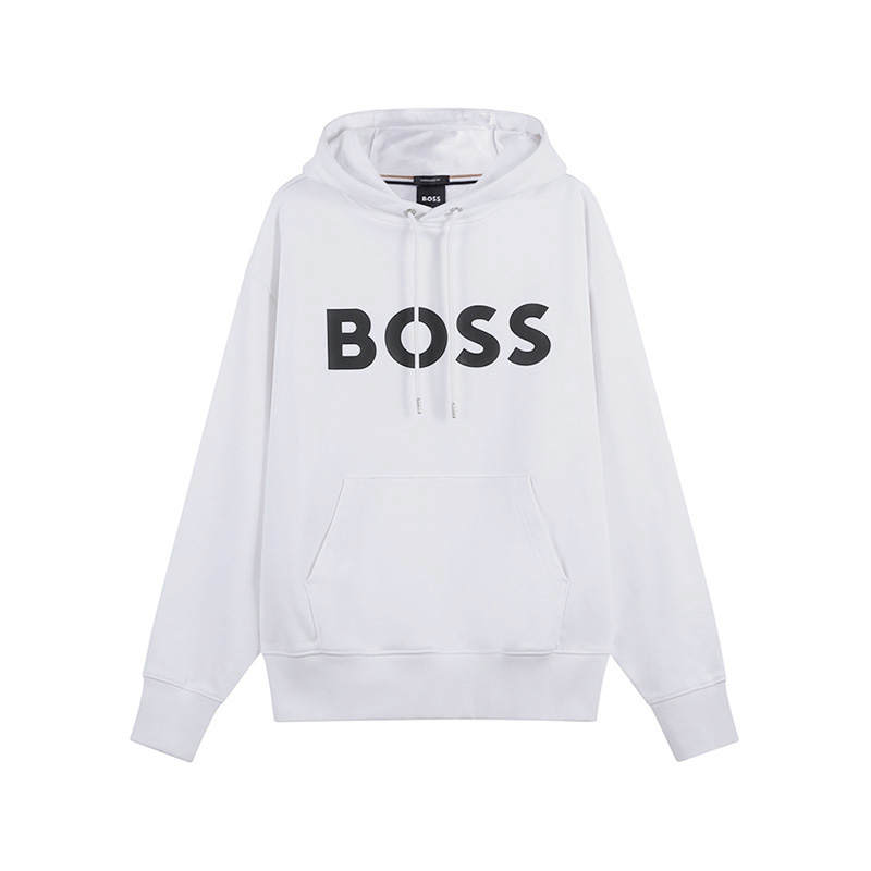HUGO BOSS HUGO BOSS Logo Printed Drawstring Hoodie
