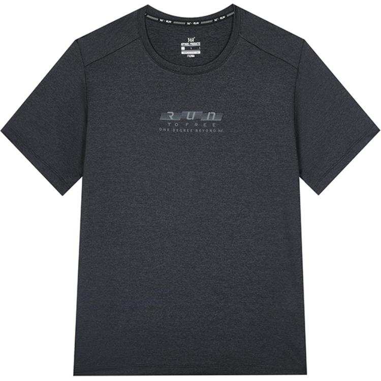 361° Running Collection Running T Shirt Men's Super Black