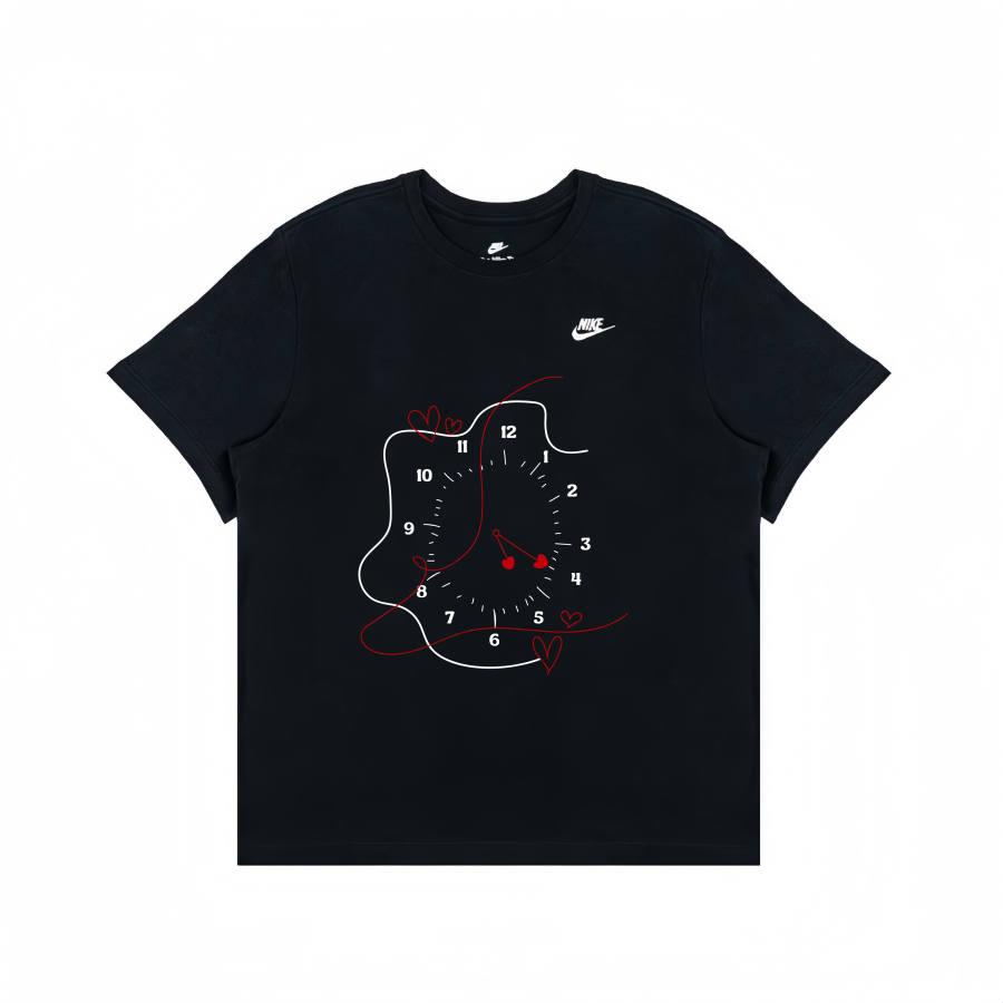 Nike Nike T Shirts Unisex Black Crew Neck Moderate Straight Fit