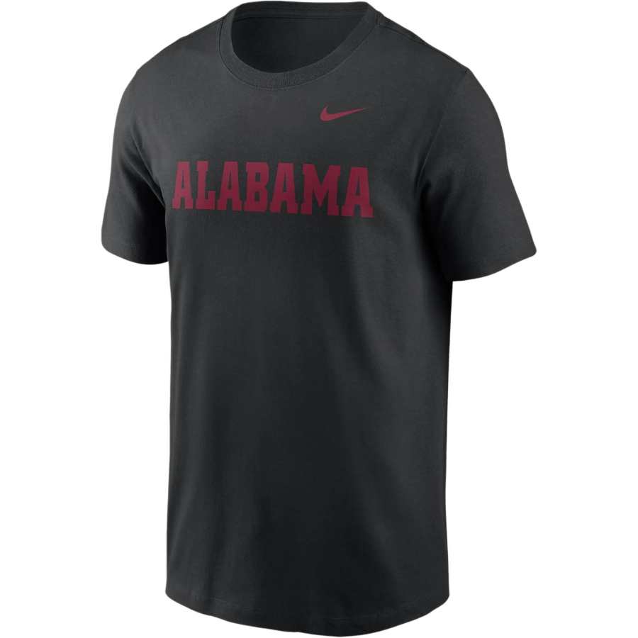 Nike Nike T Shirts Men's Black Crew Neck Moderate Straight Fit
