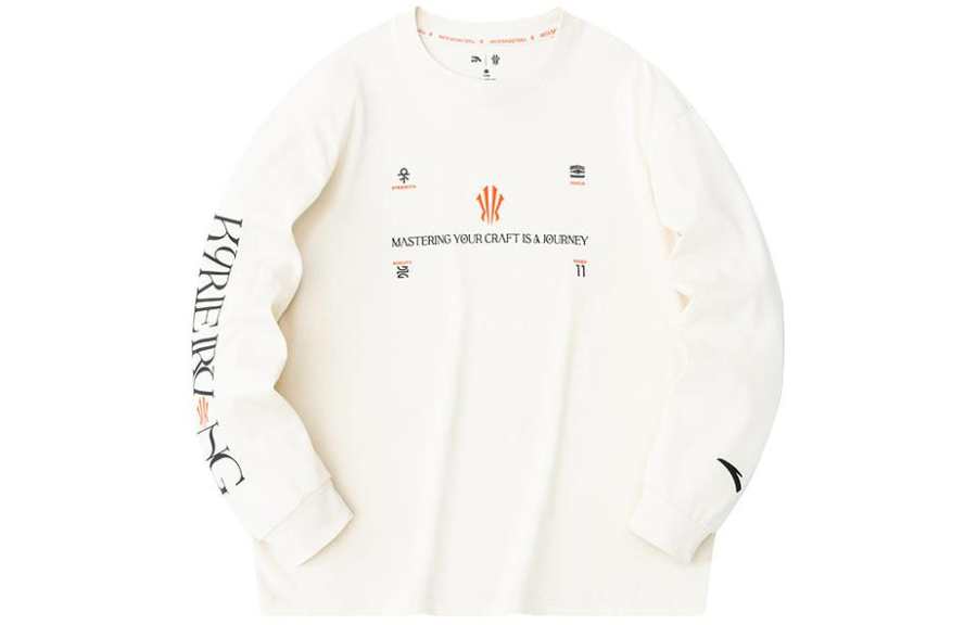 ANTA Anta Sweatshirt Unisex Euryale Stone White
