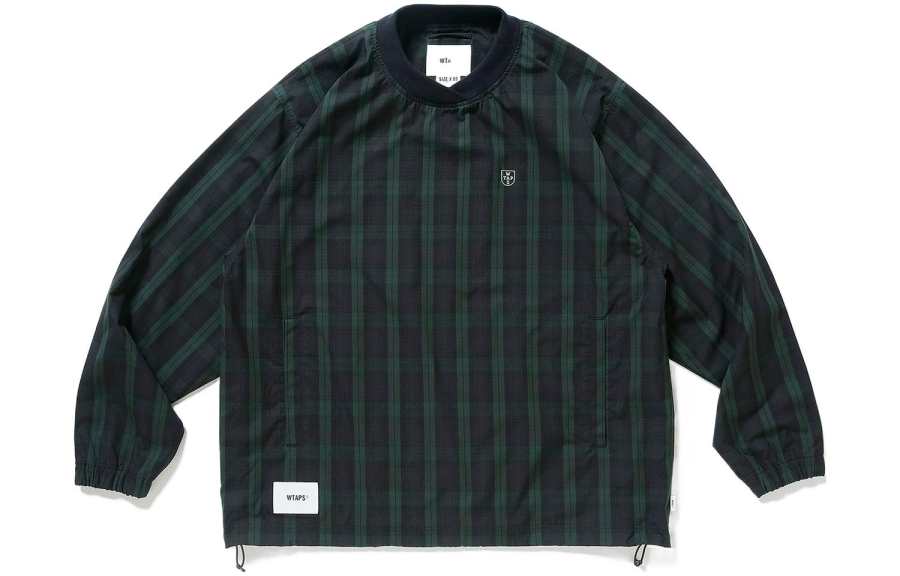 WTAPS Sweatshirts Men's Green Crew Neck Moderate Other