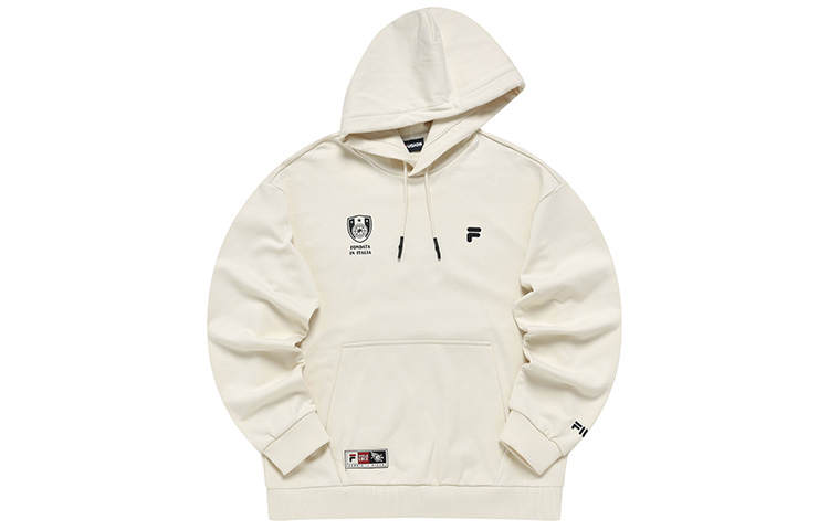 FILA FUSION Sweatshirts Men's Wheat Cream Hooded Moderate Regular