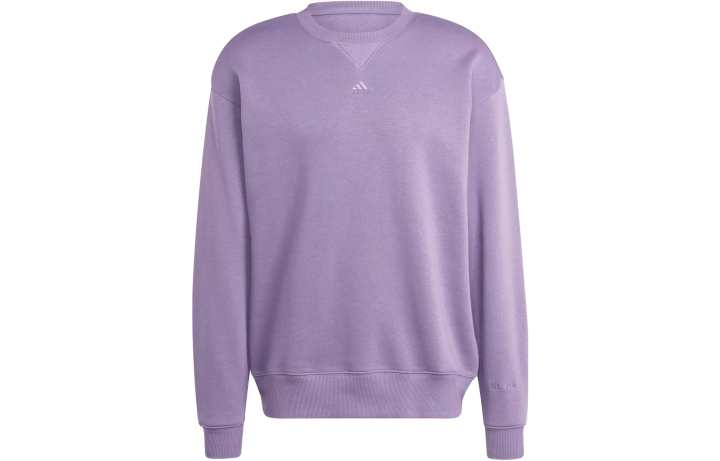 Adidas Adidas Sweatshirts Men's Purple Crew Neck Moderate Regular