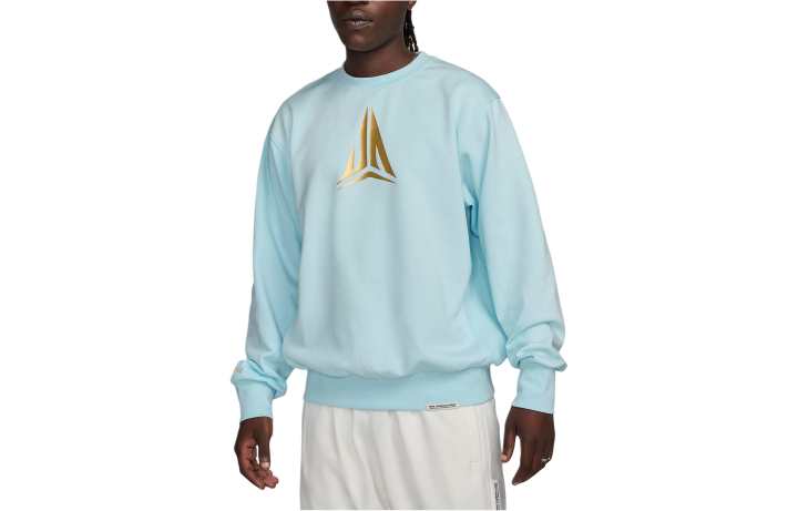 Nike Nike Dri FIT Crew Neck Basketball Top Sweatshirt Men's Blue