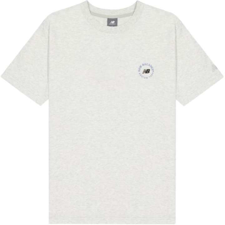 New Balance New Balance T Shirts Men's Gray Crew Neck Moderate